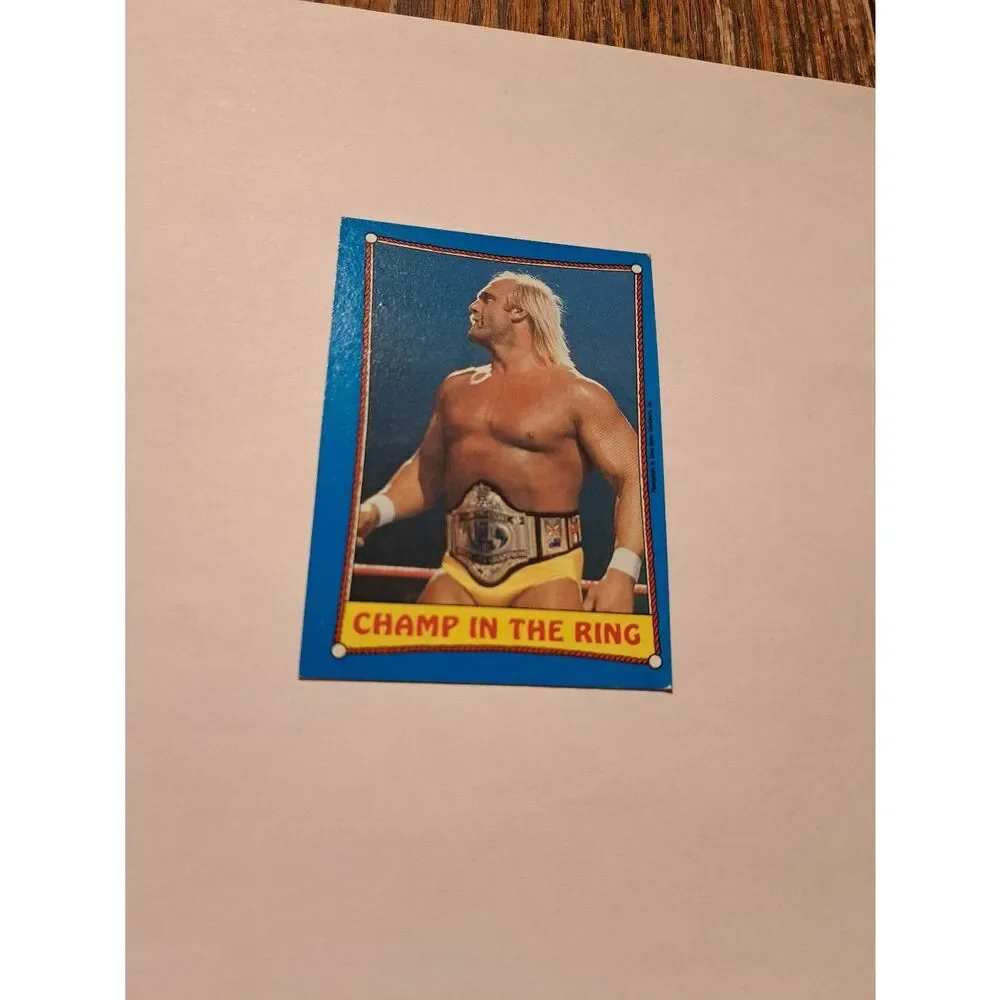 1987 Topps WWF Hulk Hogan #37 Champ in the Ring Wrestling Card ****** - Picture 1 of 2